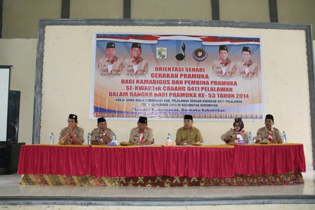 Bupati Harris Buka Orientasi Gerakan Pramuka